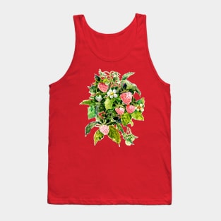 Pink Strawberries Tank Top